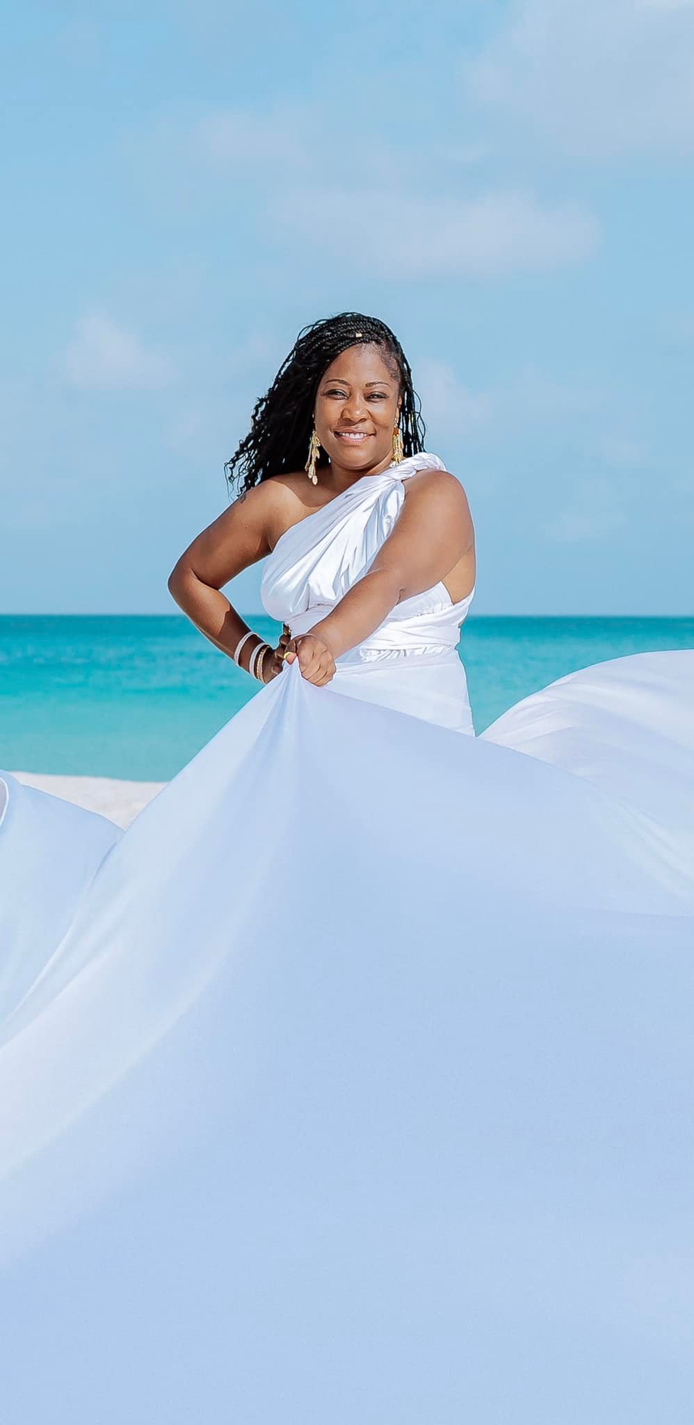 Christina traveling in Aruba